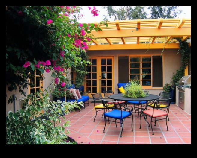 Πώς να προσθέσετε μια έκρηξη χρώματος σε μια διακόσμηση εξωτερικού χώρου με εκλεκτικές ιδέες;