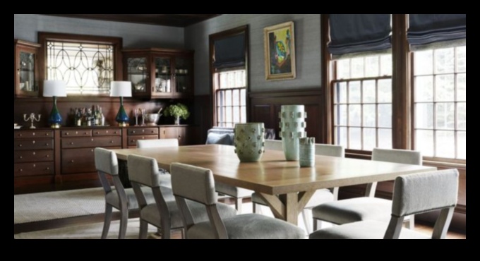 Πώς μπορώ να επιτύχω μια εμφάνιση Urban Farmhouse στην τραπεζαρία μου με τις ιδέες διακόσμησης αγροικιών;