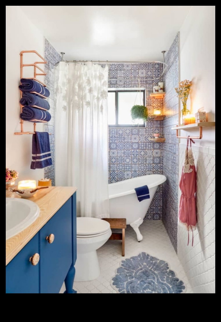 Μποέμικη διακόσμηση μπάνιου για ένα ελεύθερο πνεύμα