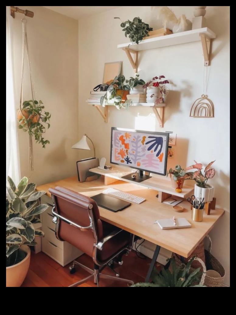 Πώς μπορώ να πετύχω μια Bohemian διακόσμηση γραφείου με πολύχρωμα αξεσουάρ γραφείου Boho;