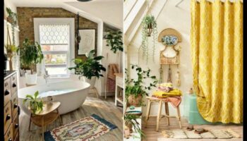 Μποέμικη διακόσμηση μπάνιου για ένα ελεύθερο πνεύμα