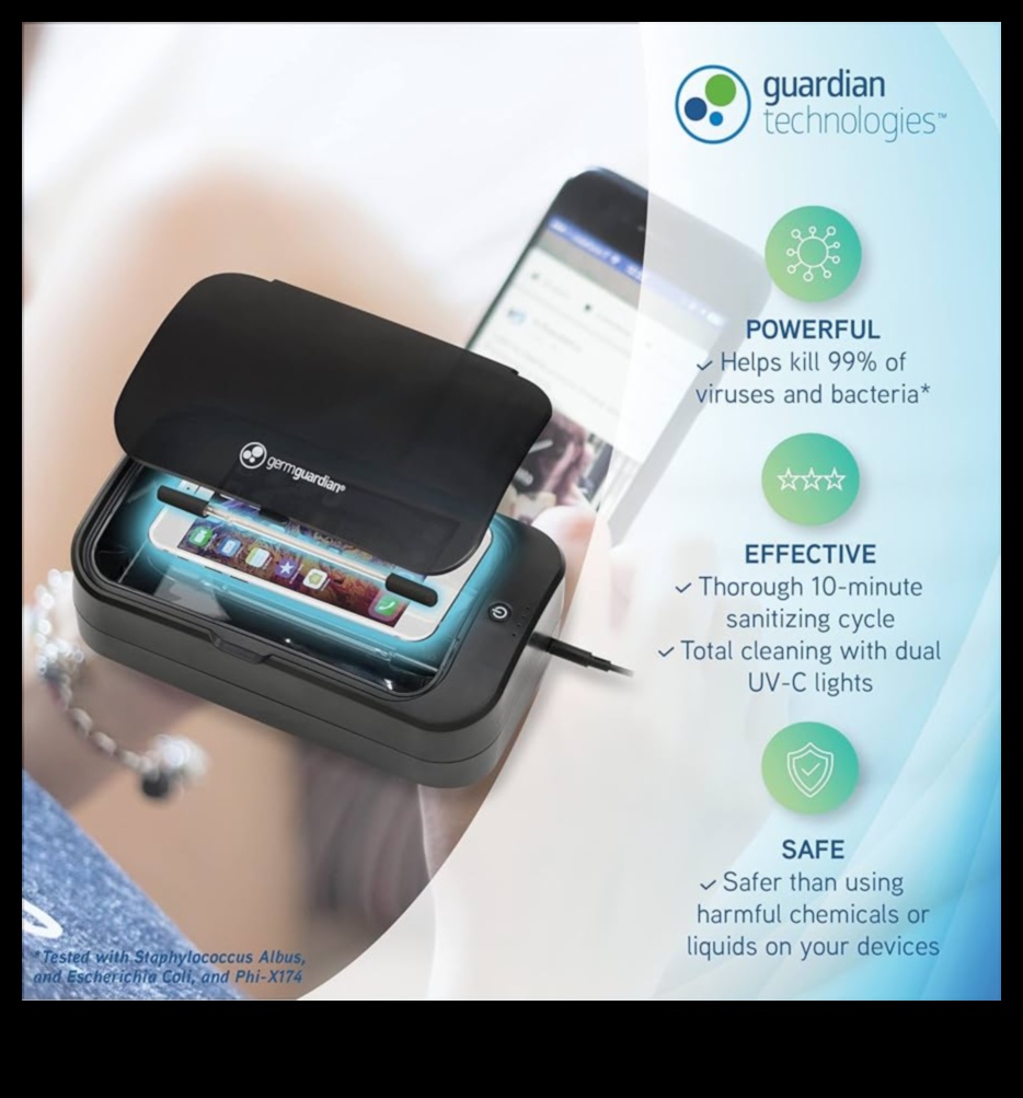Υγιεινή τηλεφώνου: Απολυμαντικά UV-C και αξεσουάρ καθαρισμού